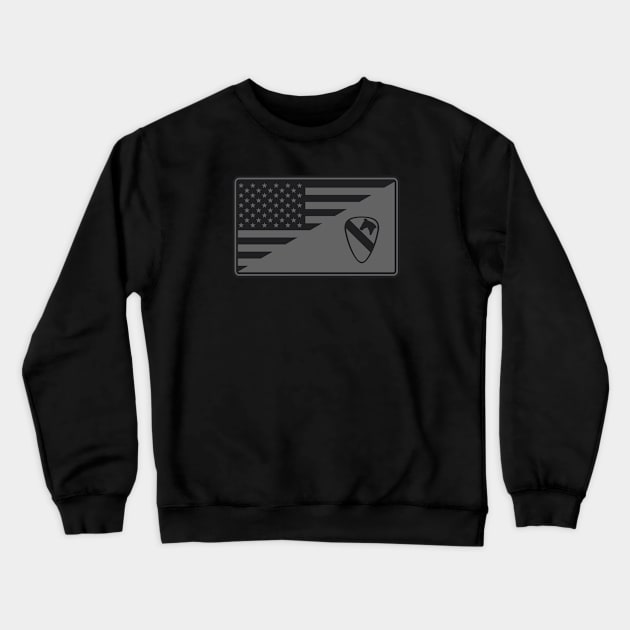 Air Cav Patch (subdued) Crewneck Sweatshirt by TCP